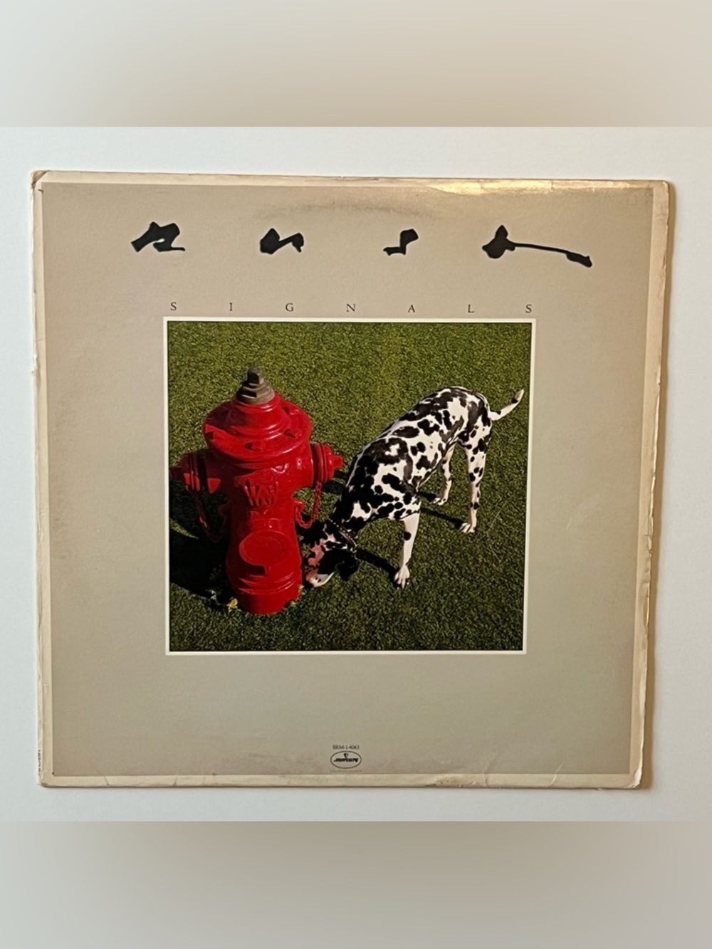 Rush Signals LP 1982 US Mercury SRM-1-4063 PRC EX/VG+ w/ Inner